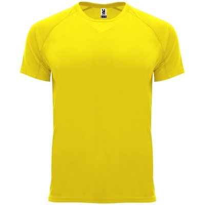 Camiseta técnica manga corta cuello redondo Amarillo 4