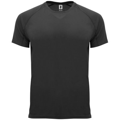 Camiseta técnica manga corta cuello redondo Negro 4