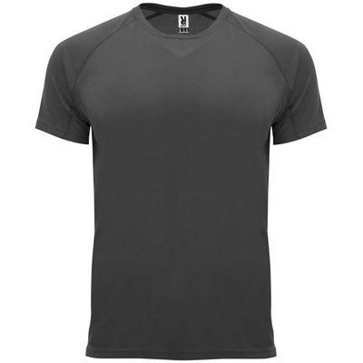 Camiseta técnica manga corta cuello redondo PLOMO OSCURO L