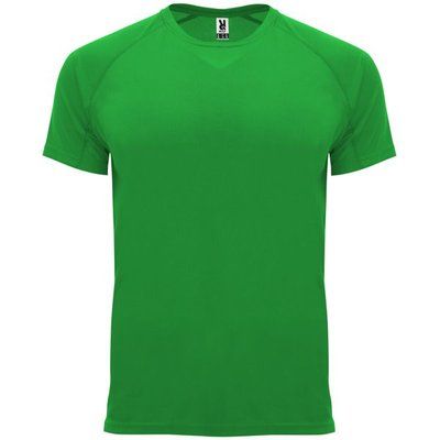 Camiseta técnica manga corta cuello redondo VERDE HELECHO L