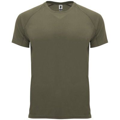 Camiseta técnica manga corta cuello redondo Verde militar L