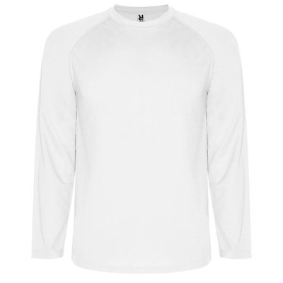 Camiseta técnica manga larga ranglán Blanco 8