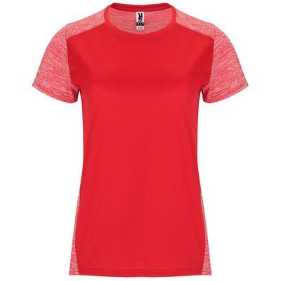 Camiseta Técnica Mujer Doble Tejido Bicolor ROJO/ROJO VIGORE XL