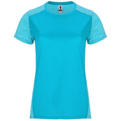 Camiseta Técnica Mujer Doble Tejido Bicolor TURQUESA/TURQUESA VIGORE XL