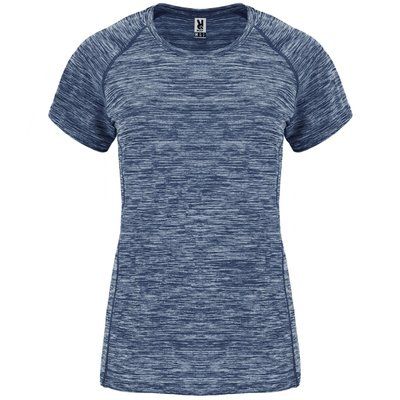 Camiseta Técnica Mujer Entallada Manga Ranglán AZUL MARINO VIGORE L