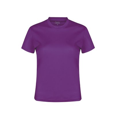 Camiseta técnica mujer transpirable en varios colores Morado M