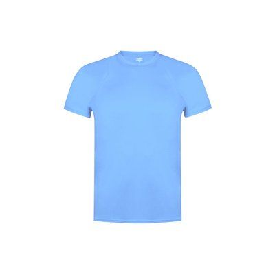 Camiseta técnica niña/niño buena transpiración varios colores Azul Claro 10-12