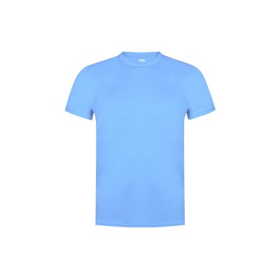 Camiseta técnica niña/niño buena transpiración varios colores Azul Claro 4-5