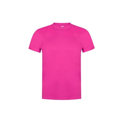 Camiseta técnica niña/niño buena transpiración varios colores Fucsia 4-5