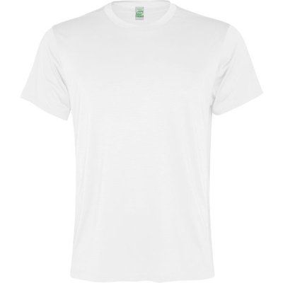 Camiseta técnica de poliéster reciclado Blanco S