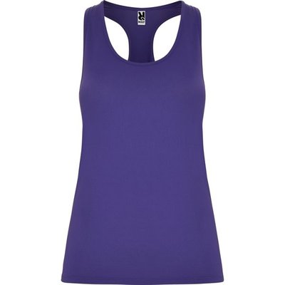 Camiseta Técnica de Tirantes Entallada Morado M