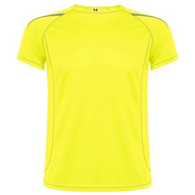 Camiseta técnica transpirable Amarillo Fluor 2XL