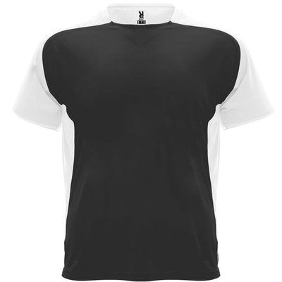 Camiseta técnica transpirable de secado rápido Negro/Blanco S