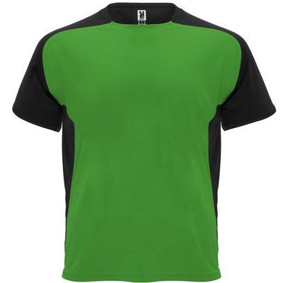 Camiseta técnica transpirable de secado rápido VERDE HELECHO/NEGRO 4