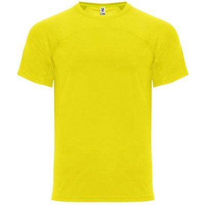 Camiseta Técnica Unisex Manga Ranglán Amarillo 2XL