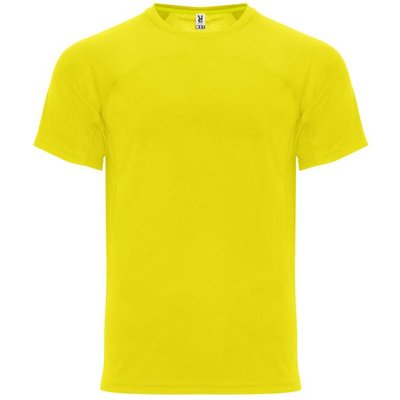 Camiseta Técnica Unisex Manga Ranglán Amarillo XL