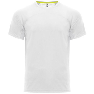 Camiseta Técnica Unisex Manga Ranglán Blanco XS