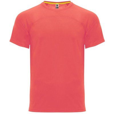 Camiseta Técnica Unisex Manga Ranglán CORAL FLUOR M