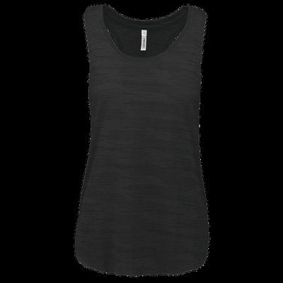 Camiseta tirantes holgada deporte mujer Black XS