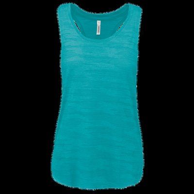 Camiseta tirantes holgada deporte mujer Light Turquoise L