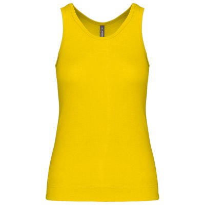 Camiseta de tirantes mujer Amarillo L