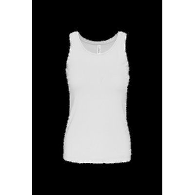 Camiseta tirantes mujer escote amplio White M