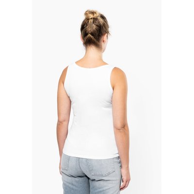 Camiseta tirantes mujer escote amplio