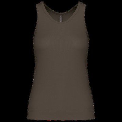 Camiseta de tirantes mujer Khaki L