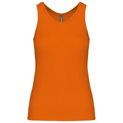 Camiseta de tirantes mujer Naranja XL