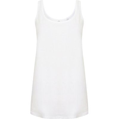 Camiseta tirantes mujer punto jersey White L