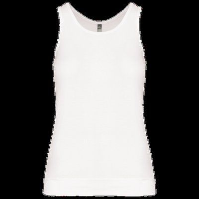 Camiseta de tirantes mujer White XS