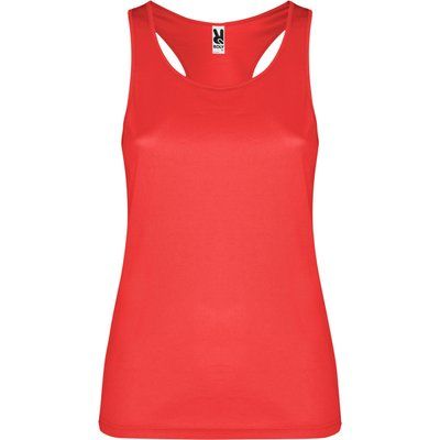 Camiseta tirantes transpirable Rojo 2XL