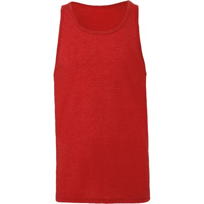 Camiseta tirantes unisex algodón Rojo S