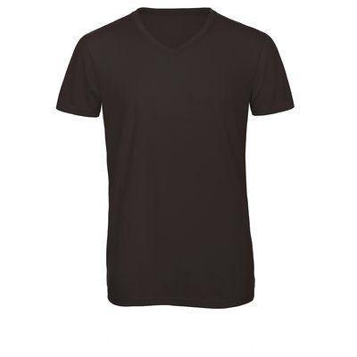 Camiseta Triblend cuello de pico Black L