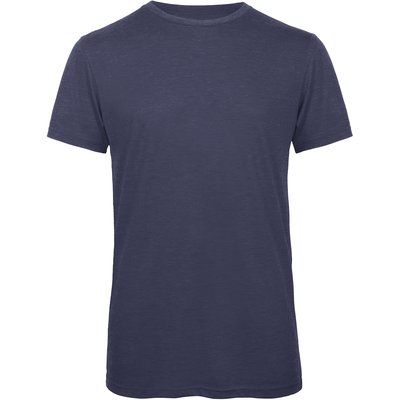 Camiseta Triblend hombre cuello redondo Heather Navy L