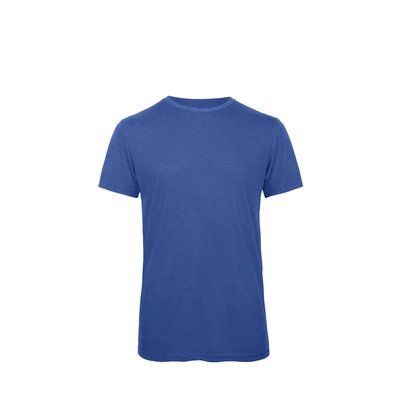 Camiseta Triblend hombre cuello redondo Heather Royal Blue L