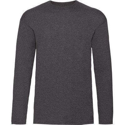 Camiseta tubular hombre Dark Heather Grey S