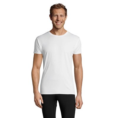 Camiseta Unisex 130g Sublimable en Blanco Blanco XS