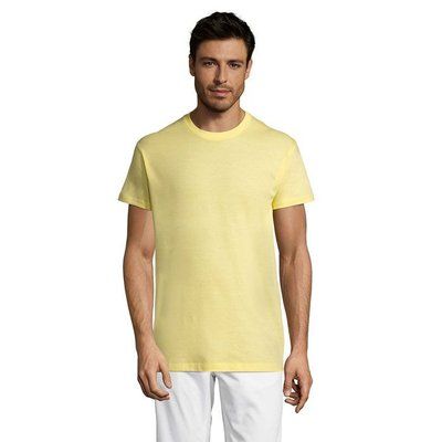 Camiseta Unisex Amarillo Pálido L