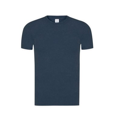 Camiseta Unisex Efecto Jeans Marino L