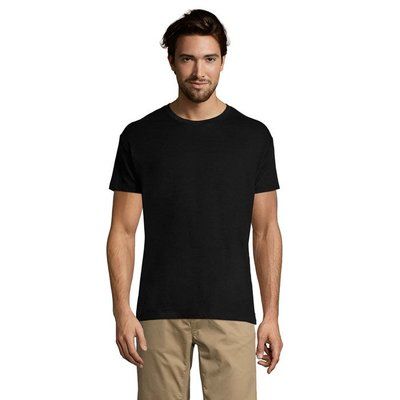 Camiseta Unisex Negro Profundo XXL