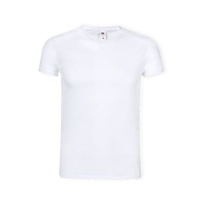 Camiseta V-Neck Blanca Adulto Bla M