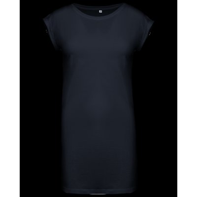 Camiseta vestido mujer algodón Azul S/M