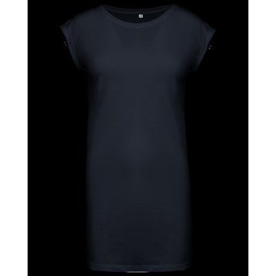 Camiseta vestido mujer algodón Navy L/XL