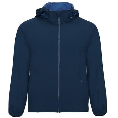 Cazadora Softshell con capucha extraíble Marino XL