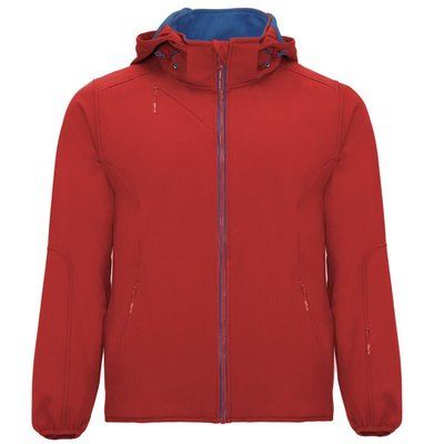 Cazadora Softshell con capucha extraíble Rojo XL