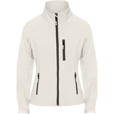 Cazadora Softshell Mujer con Cremallera BLANCO PERLA 3XL