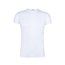 Camiseta adulto blanca transpirable textura algodón Bla S