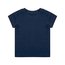 Camiseta para bebé de algodón orgánico Azul 12/18M