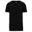 Camiseta cuello de pico Color jaspeado Black S